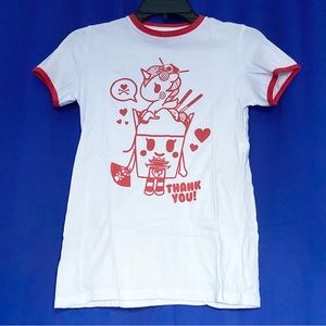 tokidoki Unicorno Takeout T-shirt 🥡❤️🤍